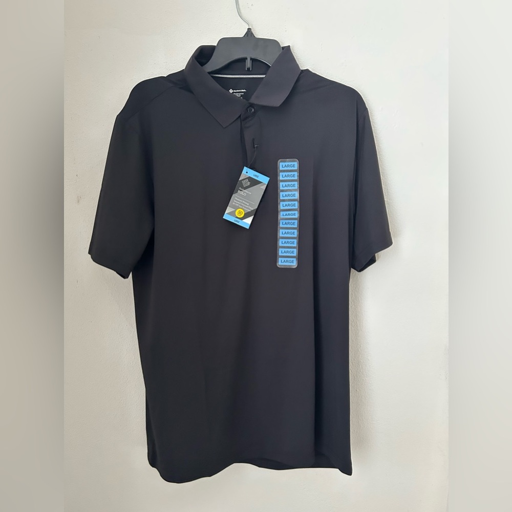 Member’s Mark Black Performance Polo Size Large